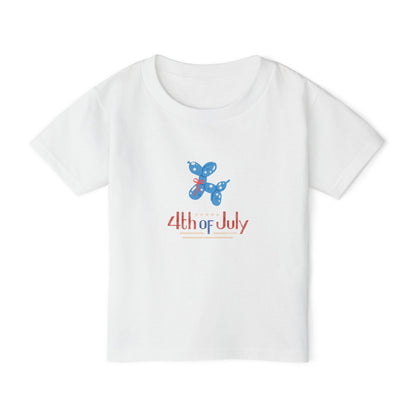 Toddler T-Shirt — Patriotic 4th of July Sunflower Design