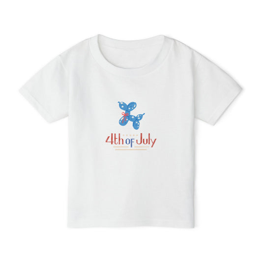 Toddler T-Shirt — Patriotic 4th of July Sunflower Design