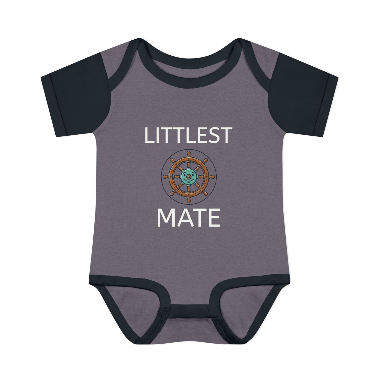 Littlest Mate Boat Day Infant Bodysuit | Baby Sailor Graphic