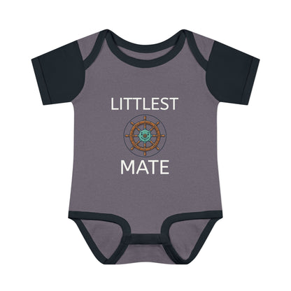 Littlest Mate Boat Day Infant Bodysuit | Baby Sailor Graphic