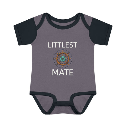 Littlest Mate Boat Day Infant Bodysuit | Baby Sailor Graphic