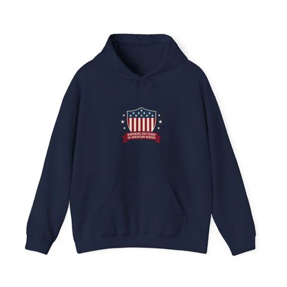 USA 250 Shield Memorial Day 1776–2026 Hoodie