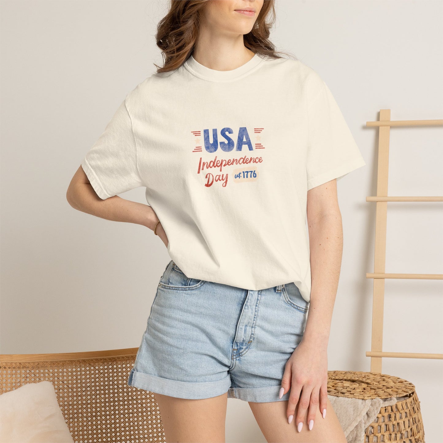 4th of July "Land of the Free, Home of the Brave" T-Shirt