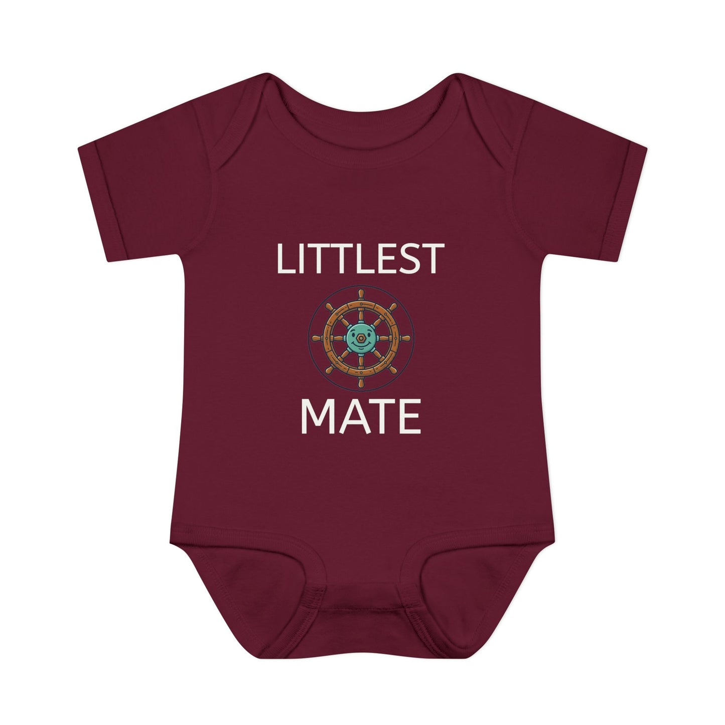 Littlest Mate Boat Day Infant Bodysuit | Baby Sailor Graphic