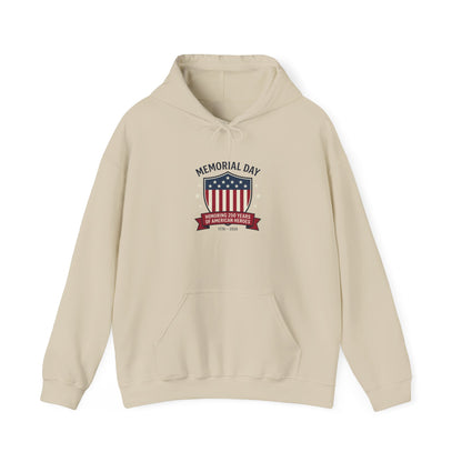 USA 250 Shield Memorial Day 1776–2026 Hoodie