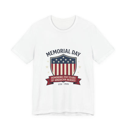Memorial Day USA 250 Shield Tee