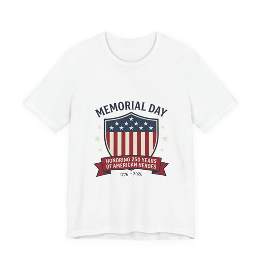 Memorial Day USA 250 Shield Tee
