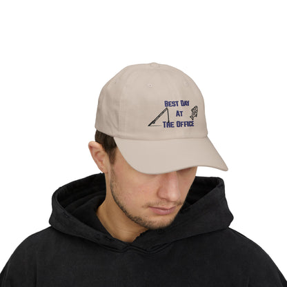 Dad Cap — "Best Day at the Office" Fishing Hat