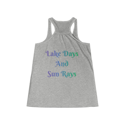 Lake Day Tank Top — “Take Me To The Lake” Flowy Racerback