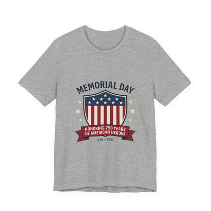 Memorial Day USA 250 Shield Tee