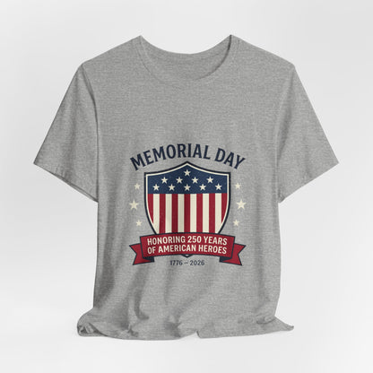 Memorial Day USA 250 Shield Tee