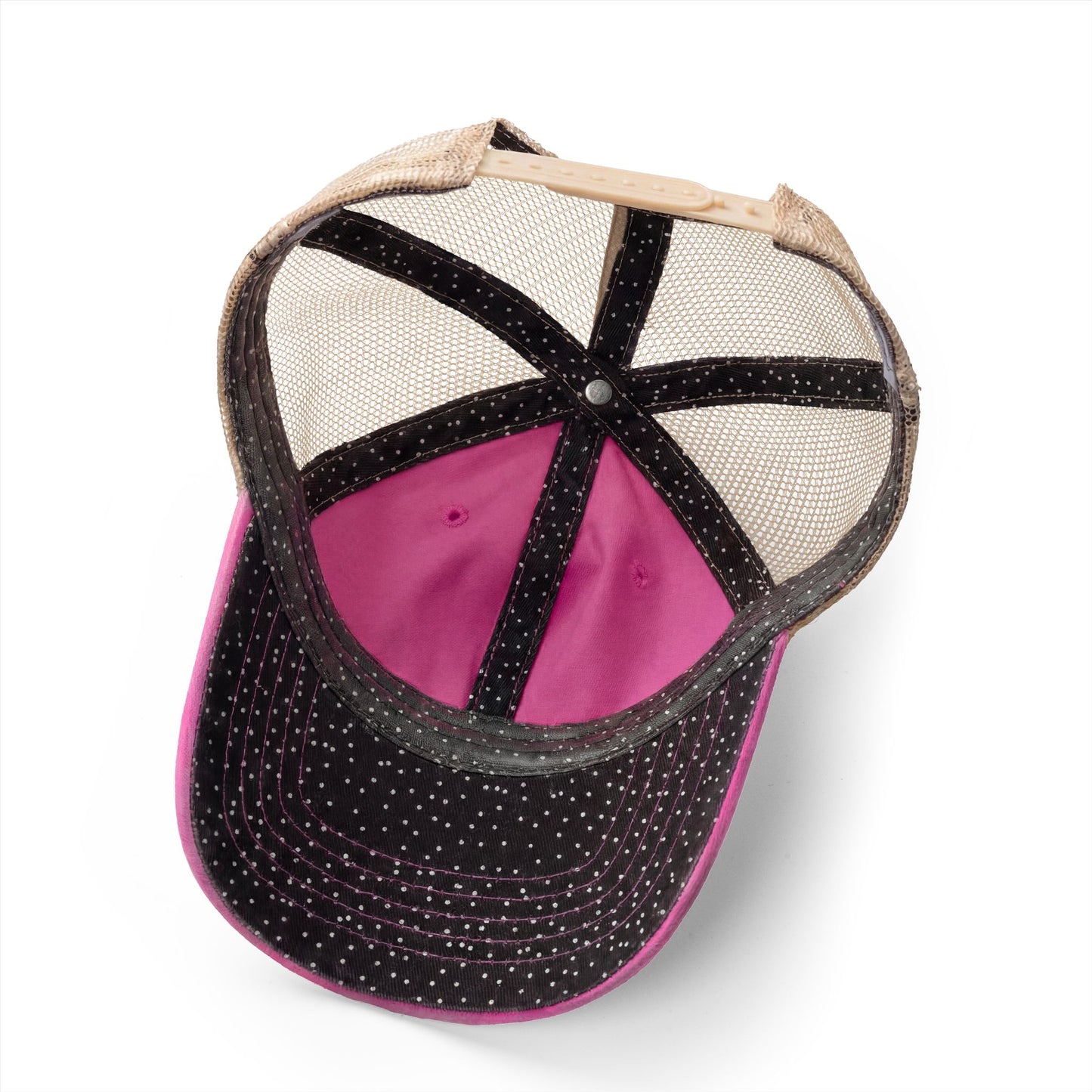 Women's American Flag Ponytail Mesh Back Cap