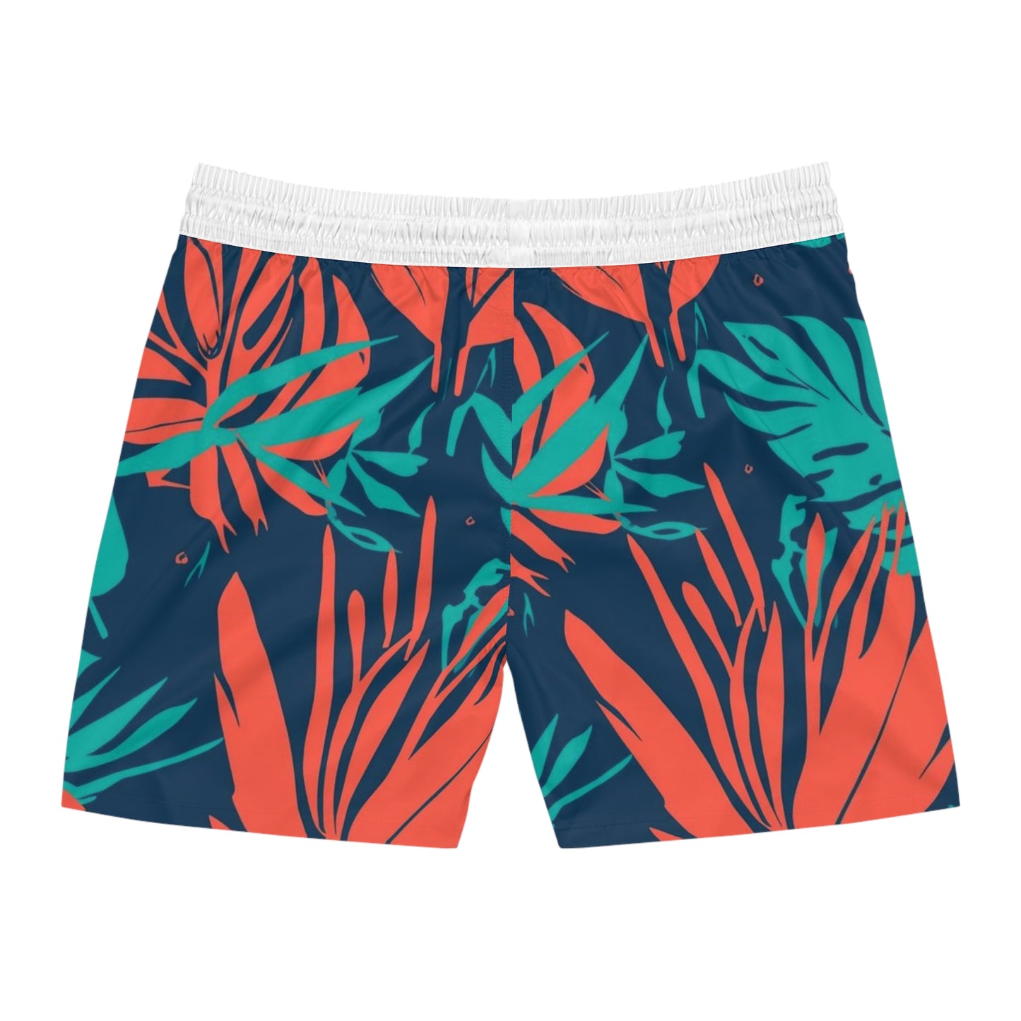 Men's Tropical Leaf Swim Shorts — Tropical Leaf Swim Trunks