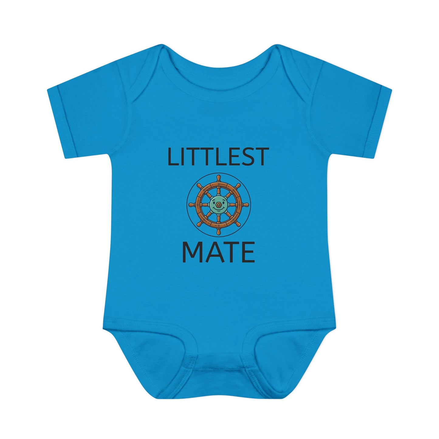 Littlest Mate Boat Day Infant Bodysuit | Baby Sailor Graphic