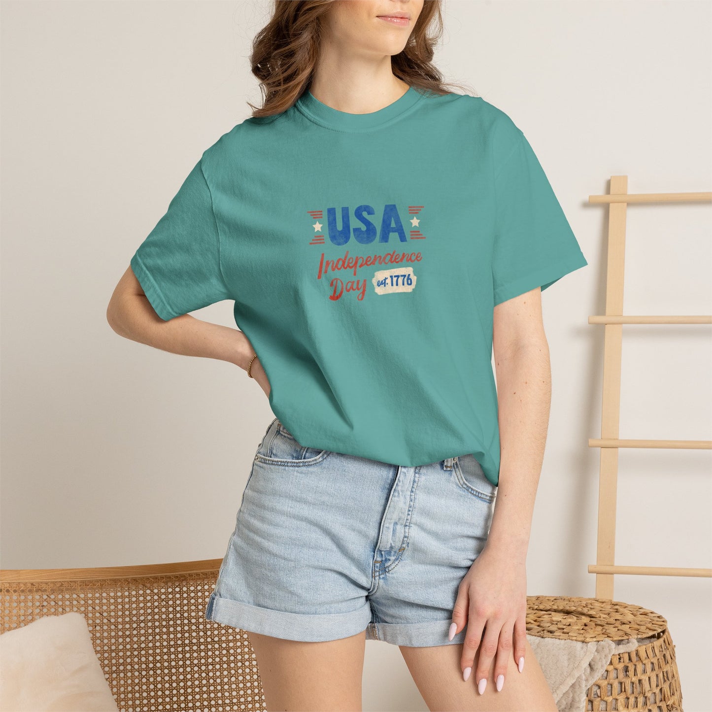 4th of July "Land of the Free, Home of the Brave" T-Shirt