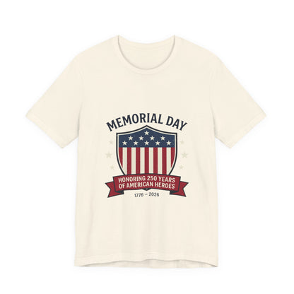 Memorial Day USA 250 Shield Tee