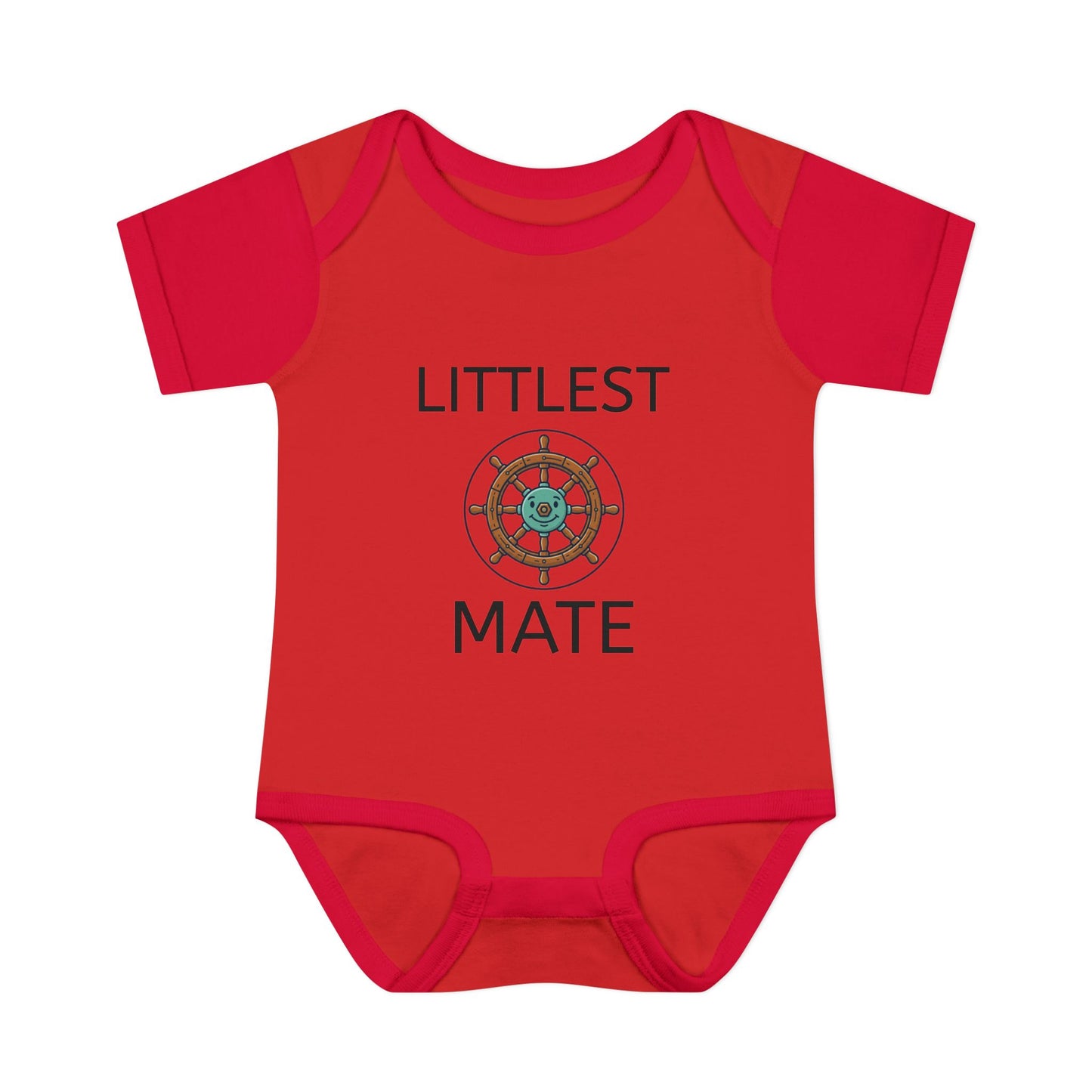 Littlest Mate Boat Day Infant Bodysuit | Baby Sailor Graphic