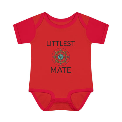 Littlest Mate Boat Day Infant Bodysuit | Baby Sailor Graphic