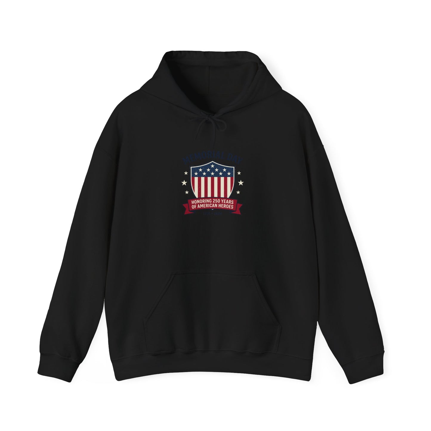USA 250 Shield Memorial Day 1776–2026 Hoodie