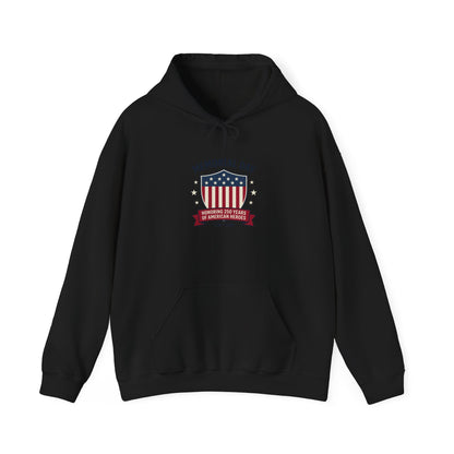 USA 250 Shield Memorial Day 1776–2026 Hoodie