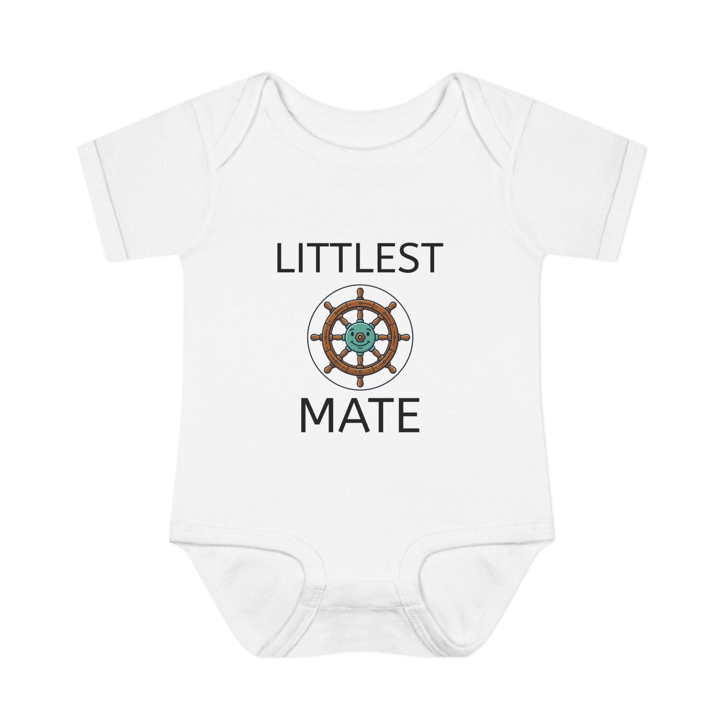 Littlest Mate Boat Day Infant Bodysuit | Baby Sailor Graphic