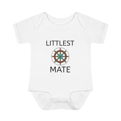 Littlest Mate Boat Day Infant Bodysuit | Baby Sailor Graphic
