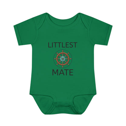 Littlest Mate Boat Day Infant Bodysuit | Baby Sailor Graphic
