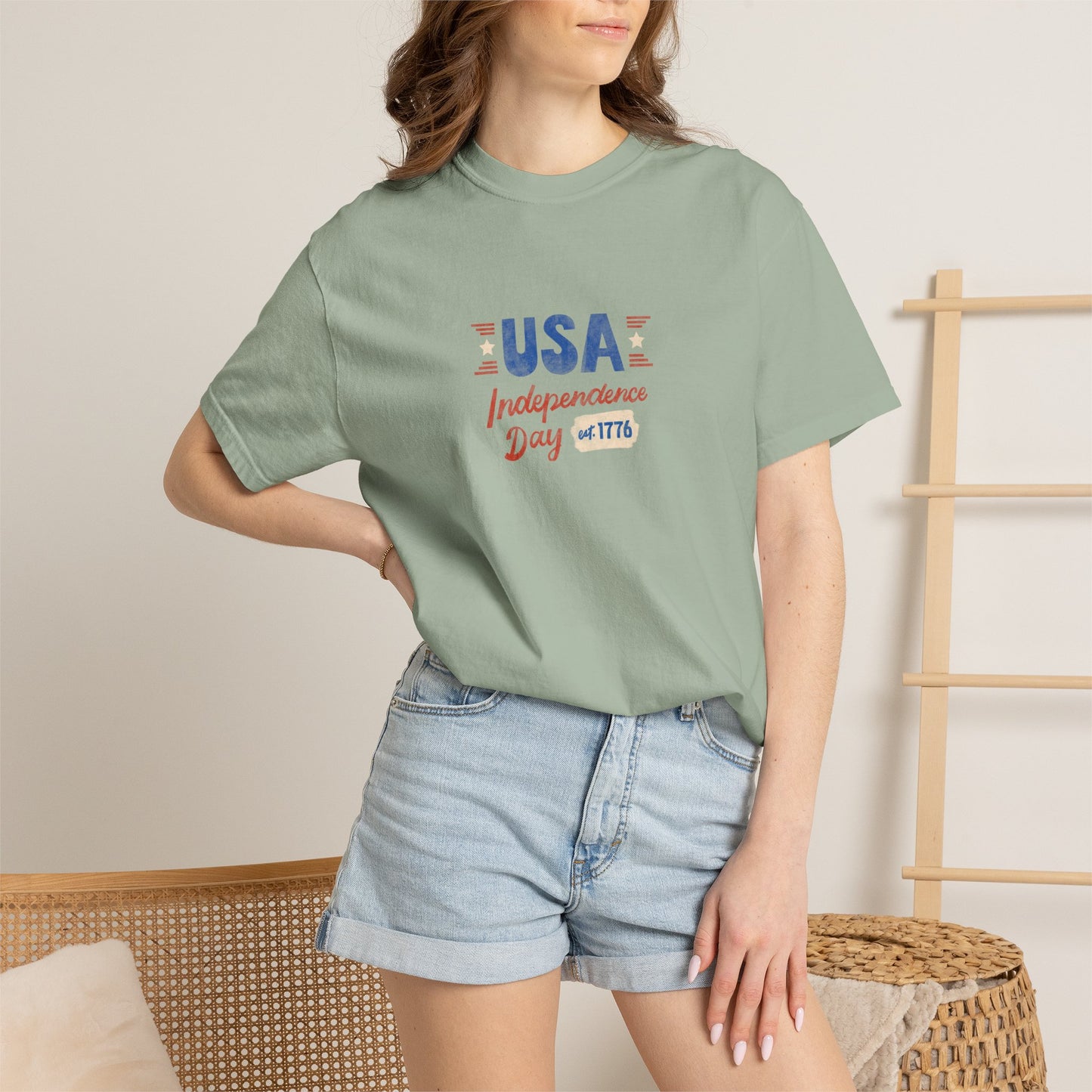 4th of July "Land of the Free, Home of the Brave" T-Shirt