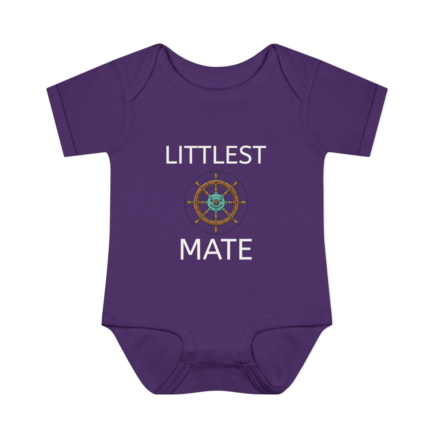 Littlest Mate Boat Day Infant Bodysuit | Baby Sailor Graphic
