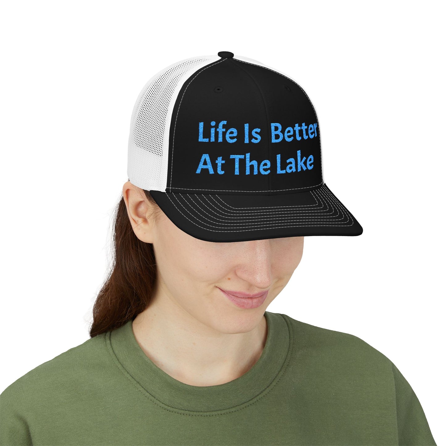 Life Is Better at the Lake Snapback | Trucker Hat, Lake Life
