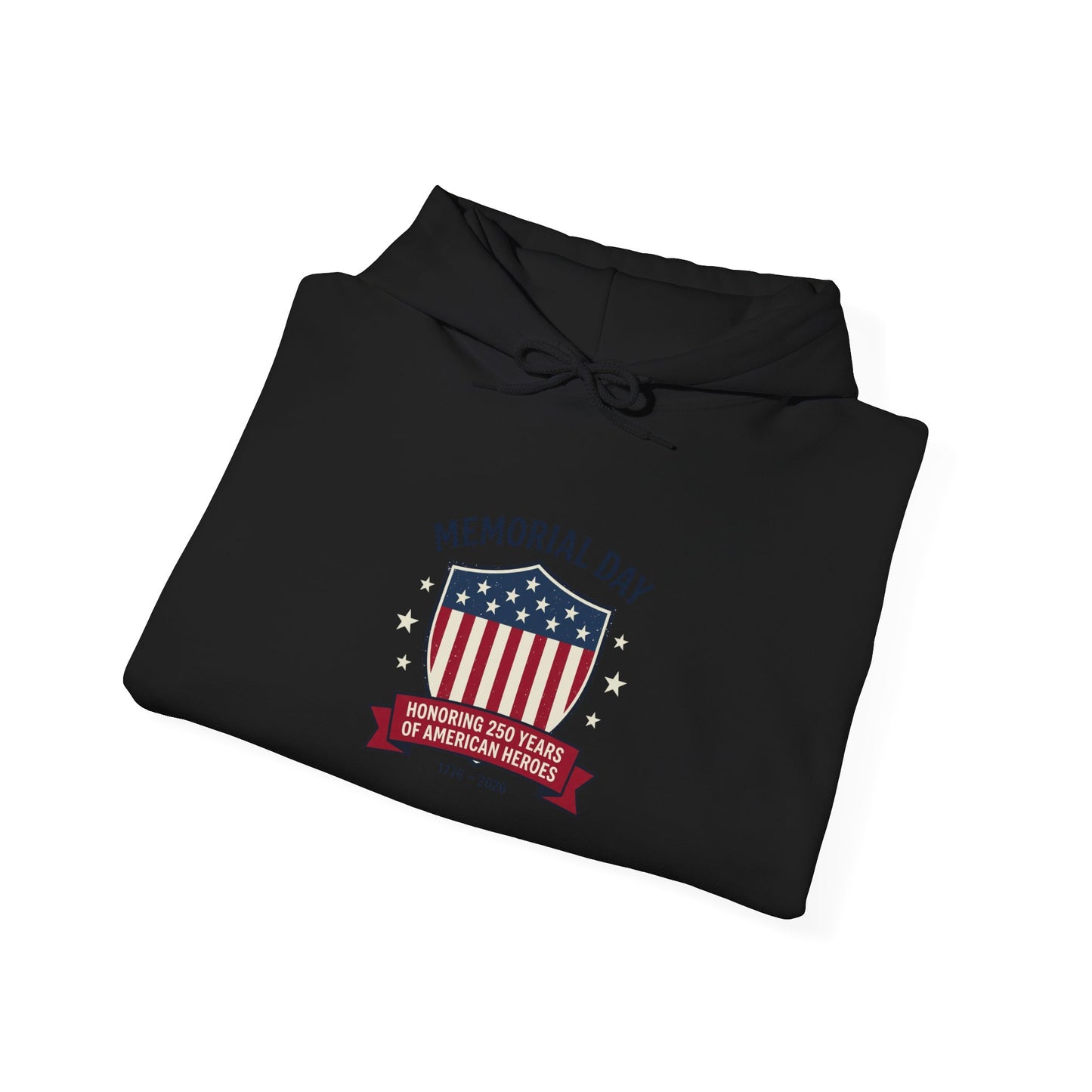 USA 250 Shield Memorial Day 1776–2026 Hoodie