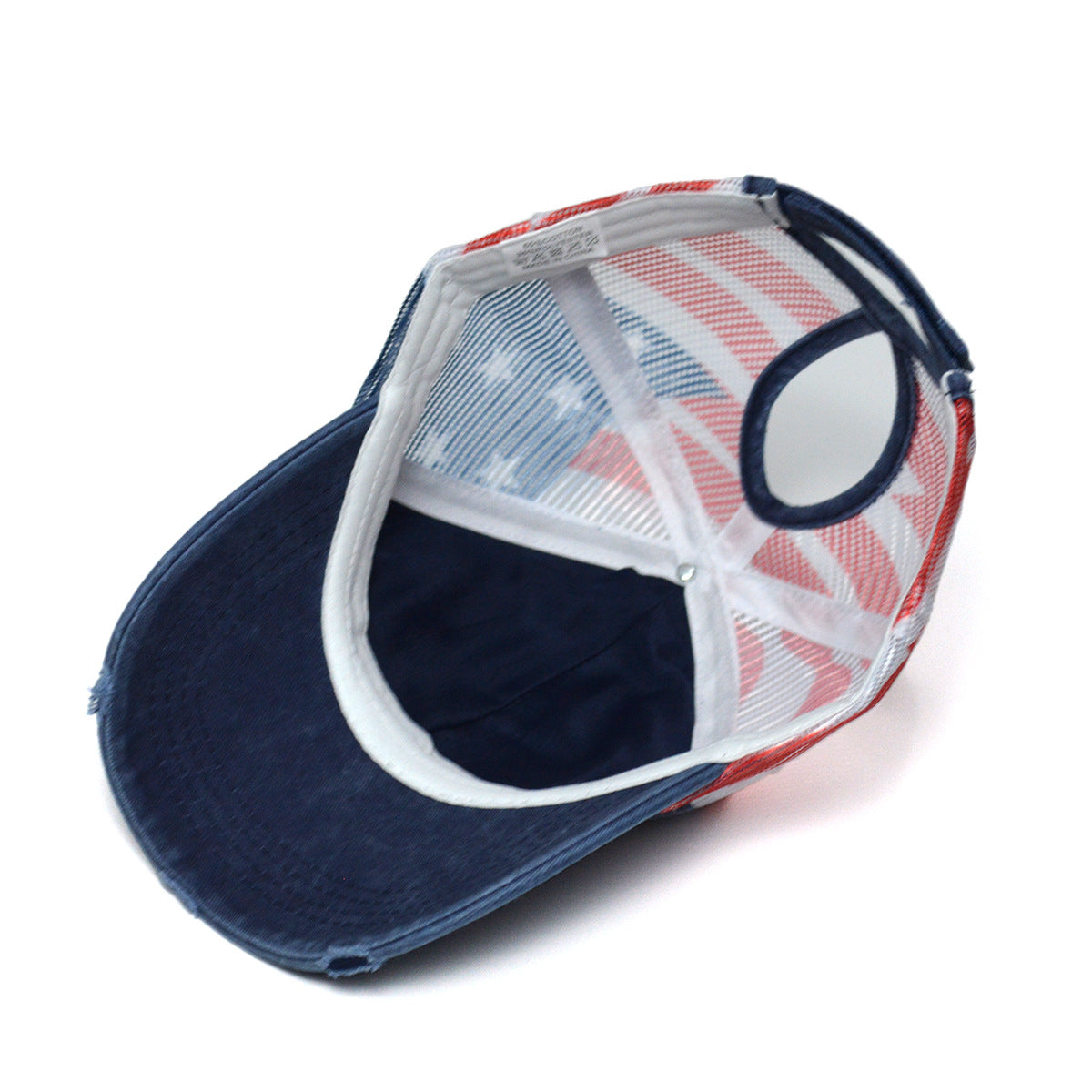 Women's Ripped Embroidered Baseball Cap