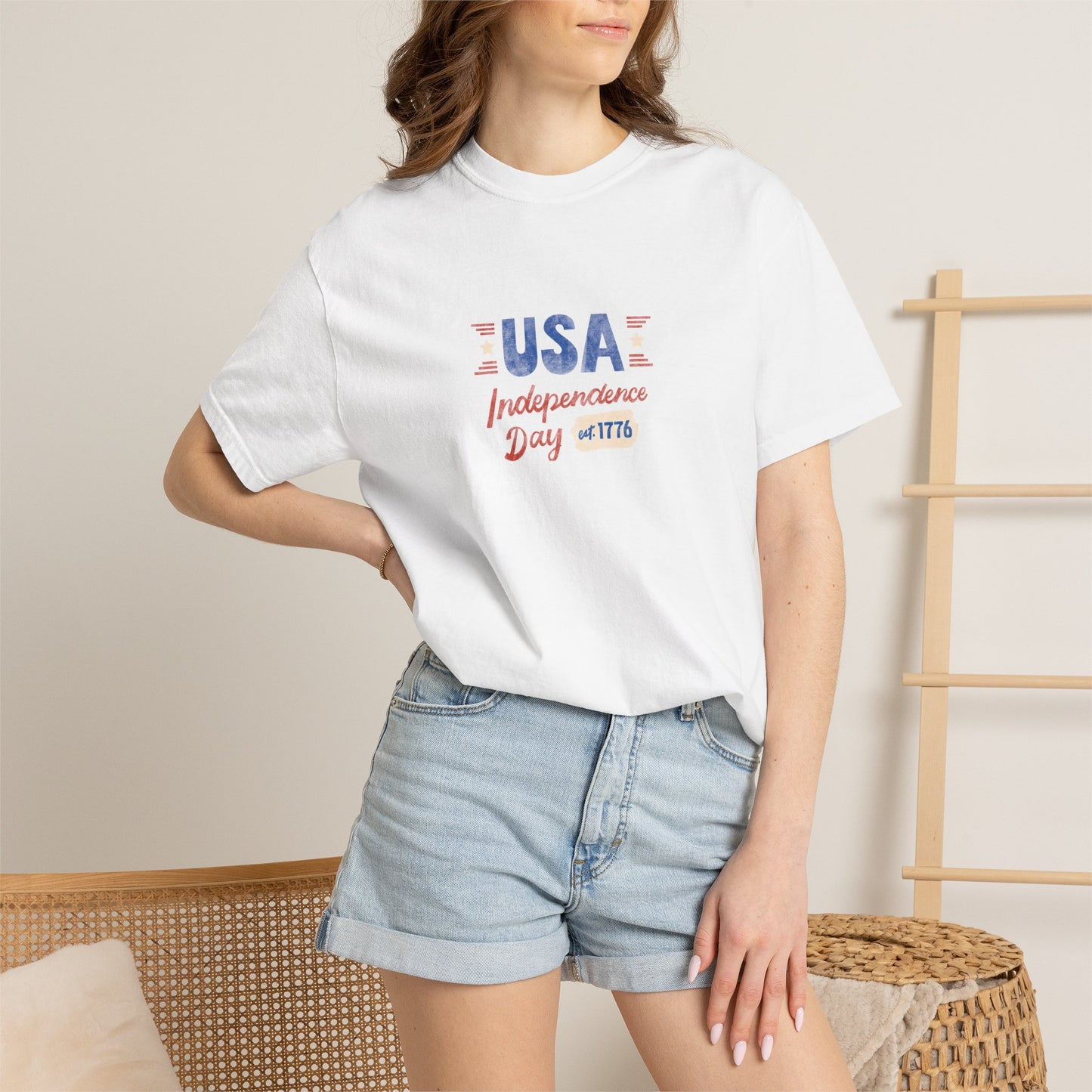 4th of July "Land of the Free, Home of the Brave" T-Shirt