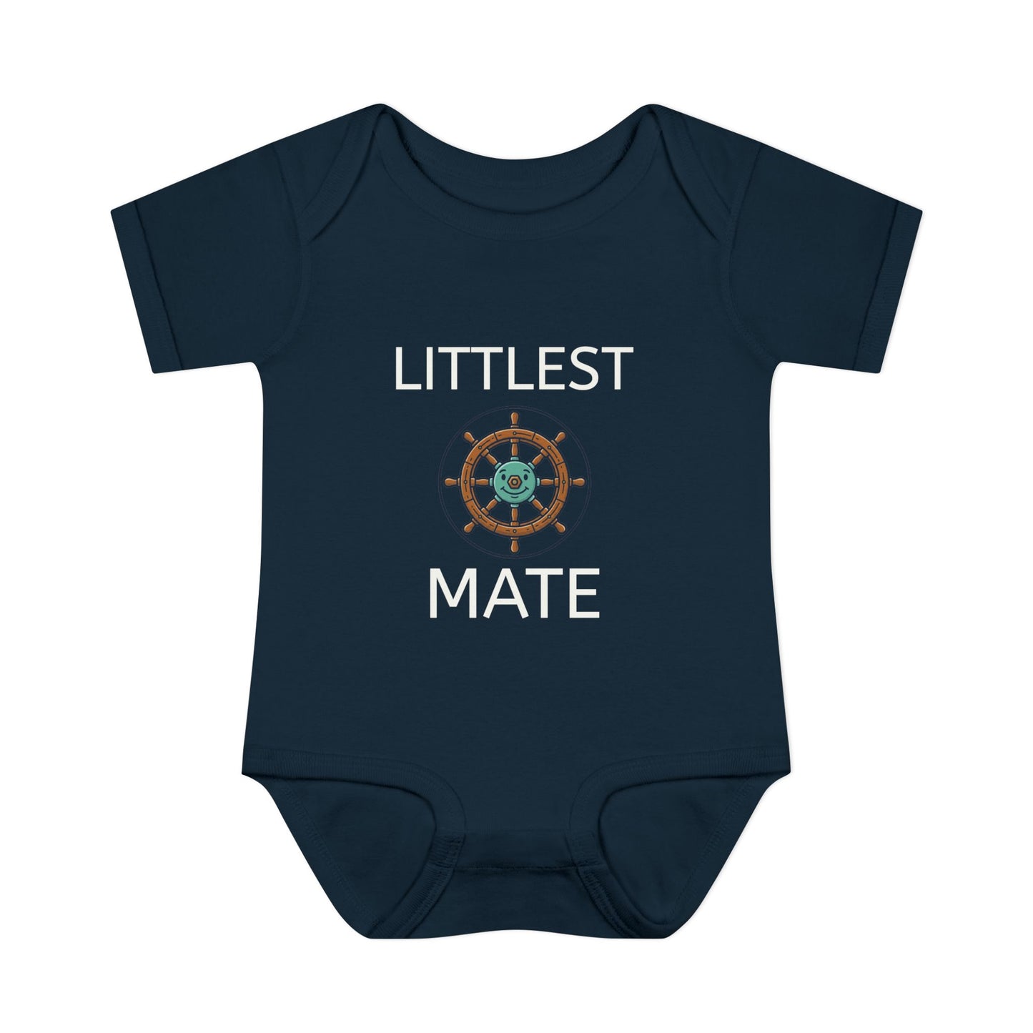Littlest Mate Boat Day Infant Bodysuit | Baby Sailor Graphic