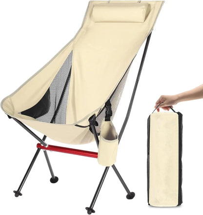 Outdoor Camping Ultralight Folding Chair Travel Chair Fishing BBQ Hiking Strong High Load 150kg Beach Oxford Cloth Fishing Chair