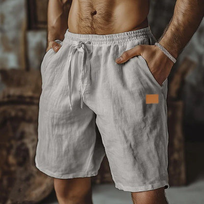 Solid-color Breathable Everyday Beach Capri Casual Pants