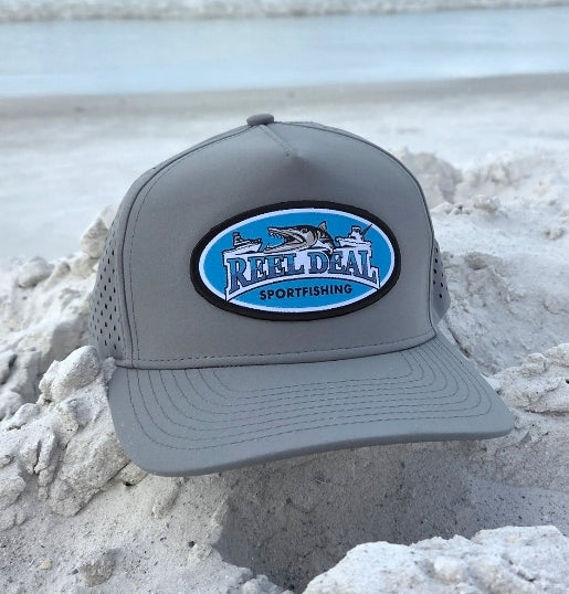 Reel Deal Performance Patch Hat (Grey)